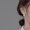 imageAcrylic Flower Dangle Stud Earrings for Women 925 Sterling Silver 14K Gold Plated Hypoallergenic Dainty Tulip Drop Climber Crawler Nickle Free Wedding Birthday Holiday Jewelry Cute Gifts