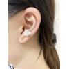 imageAcrylic Flower Dangle Stud Earrings for Women 925 Sterling Silver 14K Gold Plated Hypoallergenic Dainty Tulip Drop Climber Crawler Nickle Free Wedding Birthday Holiday Jewelry Cute Gifts