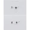imageTiny Vintage Flower Earrings for Women 925 Sterling Silver Oxidized Mini Small Plum Blossom Flowers Stud Cartilage Tragus Hypoallergenic Post Pin for Piercing Ear Elegant Jewelry 