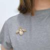 imageRhinestone Bee Brooch Pin for Women Men Fashion Crystal Vintage Green CZ Emerald Insect Animal Brooches Lapel Pins Dainty Dress Accessories Jewelry Boutonniere Corsage for Hat Bag Suit Tie Wedding BirthdayChampagne