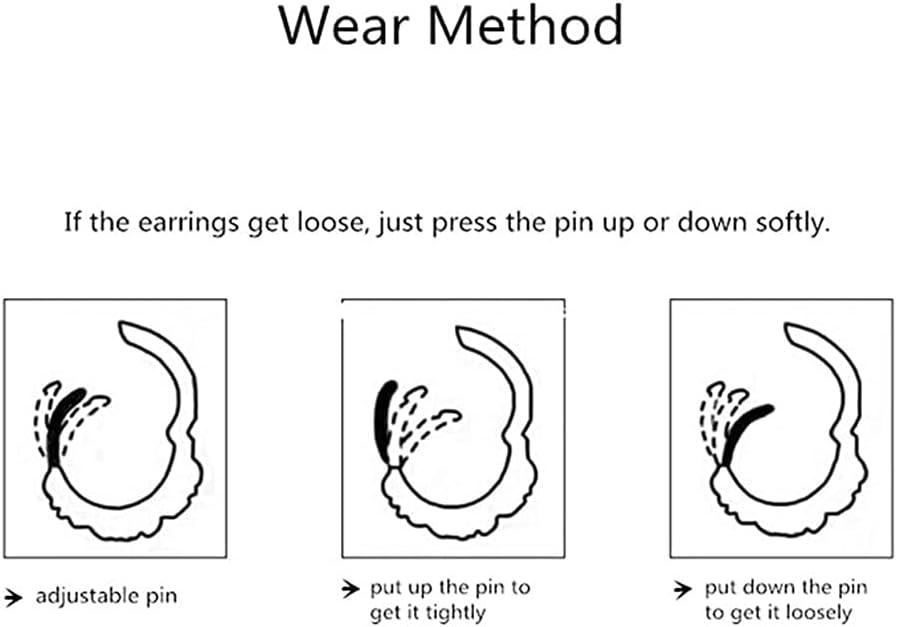 imageDouble Love Heart Cubic Zirconia Sleeper Small Hoop Earrings for Women Sterling Silver Cartilage Tiny Cute Huggie Hoops Hypoallergenic for Sensitive Ear Red CZ