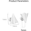 image20G Tiny Paper Airplane Ball Cartilage Stud Earrings for Women S925 Sterling Silver Hypoallergenic Mini Cute Plane Studs Tragus Screw Back Post Airline Jewelry Dainty Gifts Souvenir