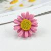 imageCute Daisy Flower Brooch Pin for Women Girl Colorful Enamel Yellow Green Small Lovely Sun Flowers Plant Collar Clip Dress Scarf Bag Suit Lapel Pin Holiday Easter Jewelry GiftPink