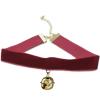 imageVintage Black Red Velvet Choker Necklace for Women Gothic Victorian Round Love Heart Jingle Bell Charms Adjustable Chain Necklaces Holiday Dress Accessories Punk 80s 90s Christmas Valentine Cosplay Party Jewelry RBell