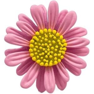imageCute Daisy Flower Brooch Pin for Women Girl Colorful Enamel Yellow Green Small Lovely Sun Flowers Plant Collar Clip Dress Scarf Bag Suit Lapel Pin Holiday Easter Jewelry GiftPink