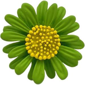 imageCute Daisy Flower Brooch Pin for Women Girl Colorful Enamel Yellow Green Small Lovely Sun Flowers Plant Collar Clip Dress Scarf Bag Suit Lapel Pin Holiday Easter Jewelry GiftGreen