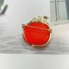 imageRhinestone Leaf Pumpkin Brooch Pin for Women Girls Gold Plated Fashion Crystal Halloween Thanksgiving Fruit Brooches Lapel Pins Cute Fall Holiday Festival Hat Bag Suit Dress Accessories Jewelry Gift