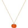 imageCute Pumpkin Pendant Necklace for Women Gold Plated Fashion Halloween Thanksgiving Cute Charms Adjustable Link Chain Fall Holiday Festival Dress Accessories Jewelry Gift Souvenir 18quot