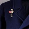 imageRhinestone Flamingo Brooch Pin for Women Girls Fashion Crystal Delicate Animal Brooch Lapel Pins Elegant Dress Accessories Jewelry Gift Corsage for Hat Bag Suit Tie Wedding Christmas BirthdayPink CZ