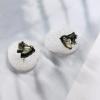 imageBlack Shell Pearl Cat Dog Animal Stud Earrings for Women PetLover 925 Sterling Silver Hypoallergenic Tiny Small Rabbit Studs Cartilage Cute Jewelry GiftsBird