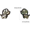 imageBlack Shell Pearl Cat Dog Animal Stud Earrings for Women PetLover 925 Sterling Silver Hypoallergenic Tiny Small Rabbit Studs Cartilage Cute Jewelry GiftsDoggy