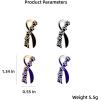 imageEnamel Paw Ribbon Brooch for Women Girls Small Cute Dog Cat Print Paw Crawler Climber Silk Breast Cancer Awareness Brooches Lapel Pins Unique Hypoallergenic Dress Accessories Jewelry SouvenirGold Blue