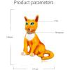 imageFunky Cat Animal Brooch Pin for Women Unisex Gold Tone Fashion Crystal Choker Kitten Brooches Lapel Pins Cute Dress Accessories Birthday Holiday Jewelry GiftYellow