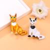 imageFunky Cat Animal Brooch Pin for Women Unisex Gold Tone Fashion Crystal Choker Kitten Brooches Lapel Pins Cute Dress Accessories Birthday Holiday Jewelry GiftYellow