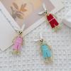 imageRhinestone Rabbit Overalls Brooch Pin for Women GoldTone Fashion Crystal Enamel White Balls Bunny Animal Pet Brooches Pins Dainty Cute Holiday Easter Party Dress Accessories JewelryPink