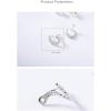 imageMinimalist Olive Leaf Sterling Silver Small Hoop Earrings for Women Girls Unique Hypoallergenic Cartilage Cuff Clip on Huggie Hoops Fashion Dainty Nickel Free Jewelry