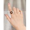 imageVintage Saturn 925 Sterling Silver CZ Engatement Ring for Women Girls Statement Wedding Imitation Tiger Eye Planet Star Universe Open Band Finger Rings Comfort Fit Fashion Retro Jewelry Delicate Gift