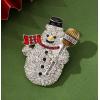 image:imageRhinestone Snowman Winter Brooch Pin for Women Men SilverTone Crystal Christmas Holiday Brooches Lapel Pins for Hat Bag Suit Scarf Cute Festival Party Dress Accessories Jewelry Gift Souvenir