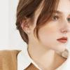 image:image18g Gold Plated Flower Leaf Fruit Stud Earrings for Women Stainless Steel Hypoallergenic Small Cartilage Studs Earring Dainty Cute Accessories Jewelry Gifts for Birthday HolidayDaisy