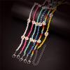 image:imageDtja Boho Bead Flower Necklace for Women Girls Bohemian Colorful Ball Bead Seed Handmade Adjustable Choker Chain Layered Bracelet Anklet Beachy Y2K Necklaces Gift Green