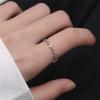 image:imageStar Chain Statement Ring for Women Girls 925 Silver Plated Adjustable Expandable Mini Diamond Open Wrap Tail Finger Rings Wedding Promise Engagement Jewelry Gift
