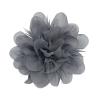 image:image14cm55 Big Silky Fabric Flower Brooch Pin for Women Girls Dainty Peony Camellia Brooches Duckbill Alligator Hair Clips Barrettes Floral Hair Pins Wedding Holiday Costume Accessories PurpleGrey
