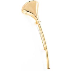 image:imageGold Leaf Brooch Pin for Women Men Fashion Metal Large Ginkgo Floral Brooches Lapel Pins Retro Suit Hat Scarf Dress Accessories Holiday Wedding Jewelry Unisex GiftGold