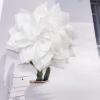 image:image4 Shiny Silk Camellia Flower Brooch for Women Girls Charming Fabric Floral Flowers Brooches Hair Clip Pins Handmade Elegant Clothes Dress Accessories JewelryWhite