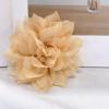 image:image4 Shiny Silk Camellia Flower Brooch for Women Girls Charming Fabric Floral Flowers Brooches Hair Clip Pins Handmade Elegant Clothes Dress Accessories JewelryKhaki
