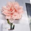 image:image4 Shiny Silk Camellia Flower Brooch for Women Girls Charming Fabric Floral Flowers Brooches Hair Clip Pins Handmade Elegant Clothes Dress Accessories JewelryLight Pink