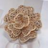 image:imageRhinestone Camellia Flower Brooch Pin for Women Ladies Unisex Fashion Crystal Rose Clover Floral Brooches Lapel Pins Dainty Dress Accessories Jewelry Gift Boutonniere Corsage Wedding Holiday Party 70mmChampange