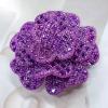 image:imageRhinestone Camellia Flower Brooch Pin for Women Ladies Unisex Fashion Crystal Rose Clover Floral Brooches Lapel Pins Dainty Dress Accessories Jewelry Gift Boutonniere Corsage Wedding Holiday Party 70mmFushia