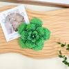 image:imageRhinestone Handmade Camellia Flower Brooch Lapel Pins for Women Her Fashion Crystal Floral Brooches Hair Clip Dress Accessories Jewelry Boutonniere Corsage Wedding Birthday Party Gift 105cm41inGreen