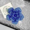 image:imageRhinestone Handmade Camellia Flower Brooch Lapel Pins for Women Her Fashion Crystal Floral Brooches Hair Clip Dress Accessories Jewelry Boutonniere Corsage Wedding Birthday Party Gift 105cm41inBlue