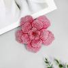 image:imageRhinestone Handmade Camellia Flower Brooch Lapel Pins for Women Her Fashion Crystal Floral Brooches Hair Clip Dress Accessories Jewelry Boutonniere Corsage Wedding Birthday Party Gift 105cm41inPink
