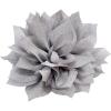 image:image4 Shiny Silk Camellia Flower Brooch for Women Girls Charming Fabric Floral Flowers Brooches Hair Clip Pins Handmade Elegant Clothes Dress Accessories JewelryGrey