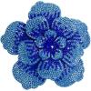image:imageRhinestone Handmade Camellia Flower Brooch Lapel Pins for Women Her Fashion Crystal Floral Brooches Hair Clip Dress Accessories Jewelry Boutonniere Corsage Wedding Birthday Party Gift 105cm41inBlue