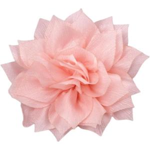 image:image4 Shiny Silk Camellia Flower Brooch for Women Girls Charming Fabric Floral Flowers Brooches Hair Clip Pins Handmade Elegant Clothes Dress Accessories JewelryLight Pink