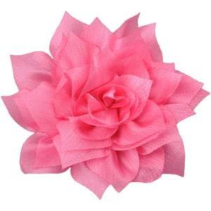 image:image4 Shiny Silk Camellia Flower Brooch for Women Girls Charming Fabric Floral Flowers Brooches Hair Clip Pins Handmade Elegant Clothes Dress Accessories JewelryPink