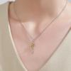 image:imageDtja Family Love Hug Pendant Necklace for Women Men TwoToned Affectionate Mother and Son Embrace Necklaces Fashion Birthday Mothers Day Party Jewelry for HerSilver Gold Plated