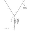 image:imageDtja Family Love Hug Pendant Necklace for Women Men TwoToned Affectionate Mother and Son Embrace Necklaces Fashion Birthday Mothers Day Party Jewelry for HerSilver