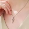 image:imageDtja Family Love Hug Pendant Necklace for Women Men TwoToned Affectionate Mother and Son Embrace Necklaces Fashion Birthday Mothers Day Party Jewelry for HerSilver