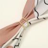 image:imageDtja Minimalist Oval Silk Scarf Clip Band Ring for Women Layered Double Bands Statement Finger Rings Shawl Scarves Buckle Wrap Clasp Dress Accessories Decoration JewelryGold
