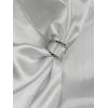 image:imageDtja Minimalist Oval Silk Scarf Clip Band Ring for Women Layered Double Bands Statement Finger Rings Shawl Scarves Buckle Wrap Clasp Dress Accessories Decoration JewelrySilver