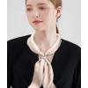 image:imageDtja Minimalist Oval Silk Scarf Clip Band Ring for Women Layered Double Bands Statement Finger Rings Shawl Scarves Buckle Wrap Clasp Dress Accessories Decoration JewelrySilver