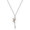 image:imageDtja Family Love Hug Pendant Necklace for Women Men TwoToned Affectionate Mother and Son Embrace Necklaces Fashion Birthday Mothers Day Party Jewelry for HerSilver Rose Gold