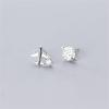 image:imageCute CZ Airplane Planet Earrings for Women Girls 925 Sterling Silver Hypoallergenic Asymmetric Small Studs Cartilage Tragus Post Pin Piercing Ear Dainty Airline Flight Jewelry Birthday Holiday