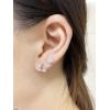 image:imageCute CZ Airplane Planet Earrings for Women Girls 925 Sterling Silver Hypoallergenic Asymmetric Small Studs Cartilage Tragus Post Pin Piercing Ear Dainty Airline Flight Jewelry Birthday Holiday