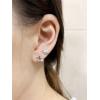 image:imageCute CZ Airplane Planet Earrings for Women Girls 925 Sterling Silver Hypoallergenic Asymmetric Small Studs Cartilage Tragus Post Pin Piercing Ear Dainty Airline Flight Jewelry Birthday Holiday