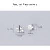image:imageCute CZ Airplane Planet Earrings for Women Girls 925 Sterling Silver Hypoallergenic Asymmetric Small Studs Cartilage Tragus Post Pin Piercing Ear Dainty Airline Flight Jewelry Birthday Holiday